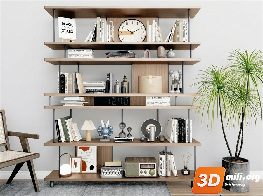 Decorative cabinet Skp Files